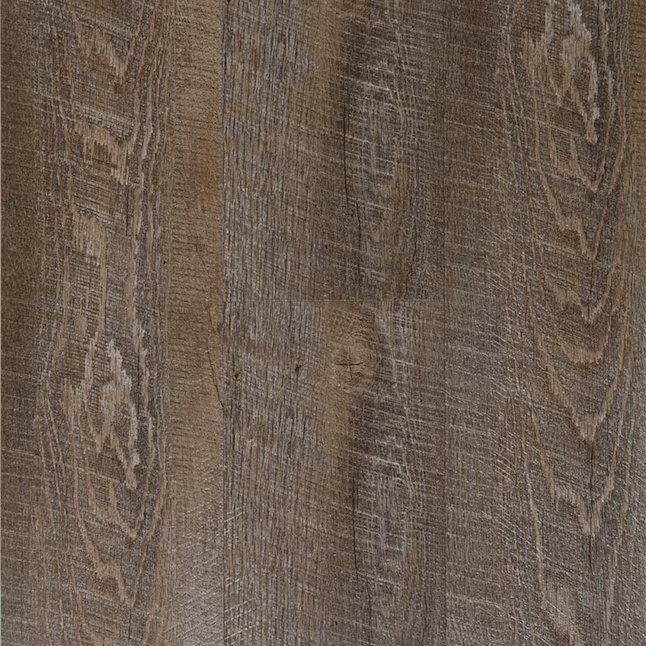 v11 Style Selections Driftwood 3-mil x 6-in W x 36-in L Water Resistant Peel and Stick Luxury Vinyl Plank Flooring